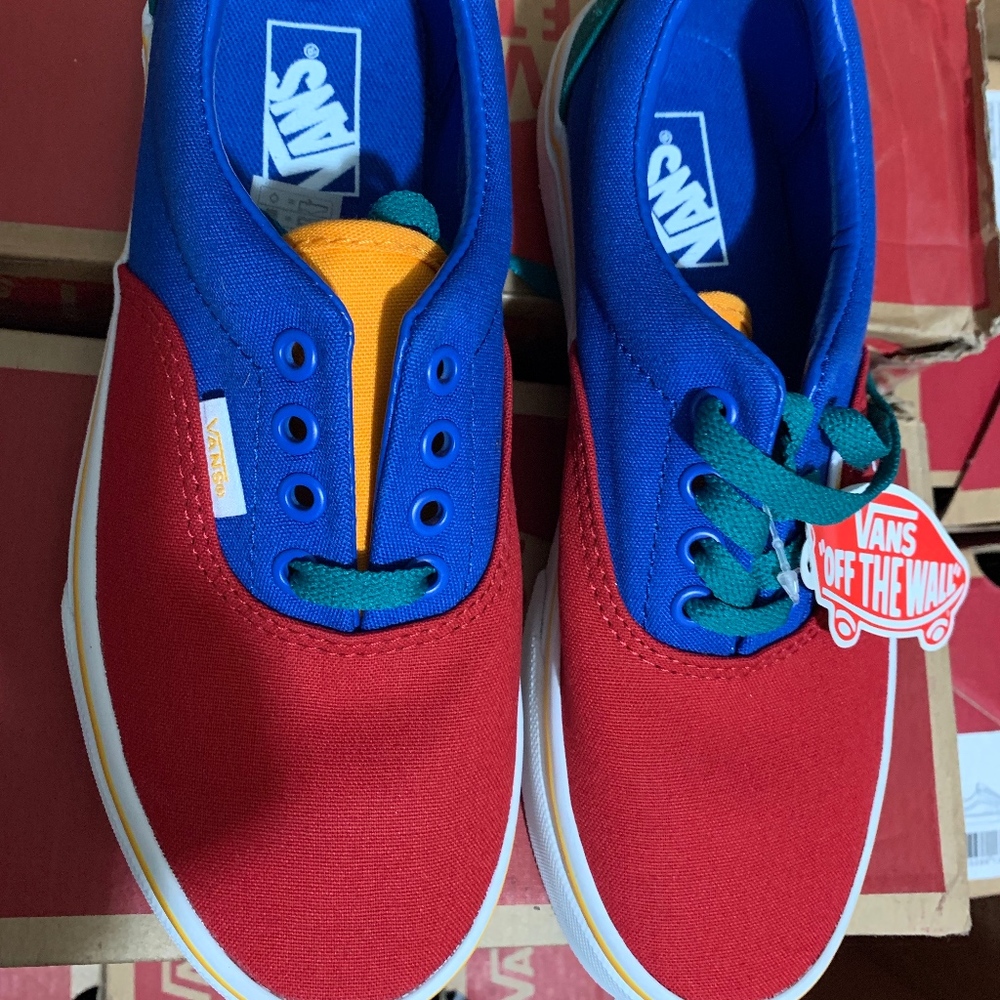 VANS Era Primary Block Lapis Blue VN0A38H8VIK Kids
